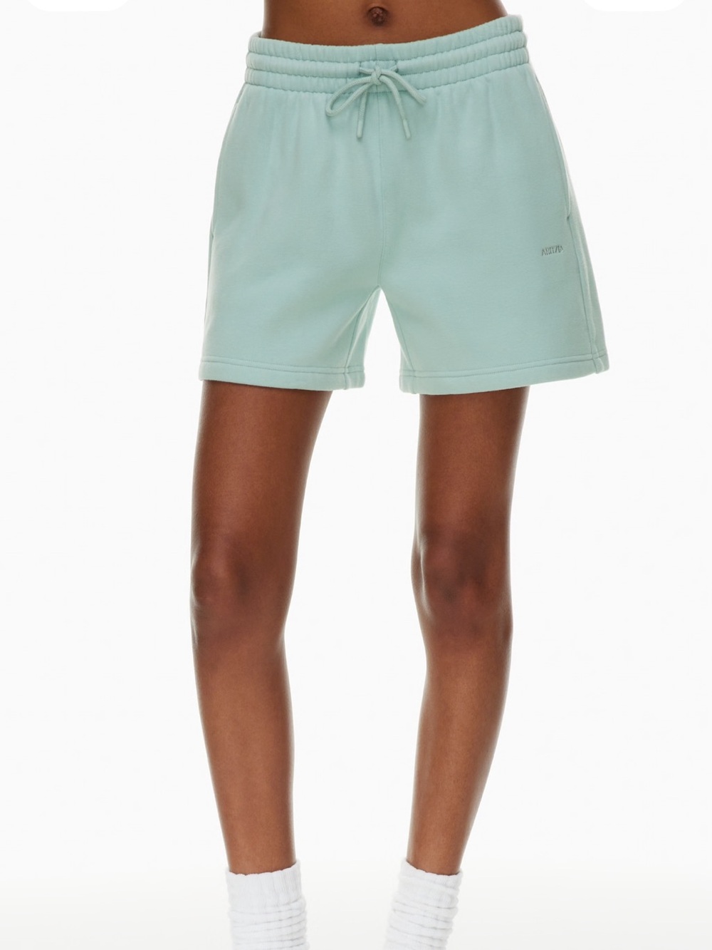 Aritzia Boyfriend Fit Sweatfleece Mid-Thigh Shorts